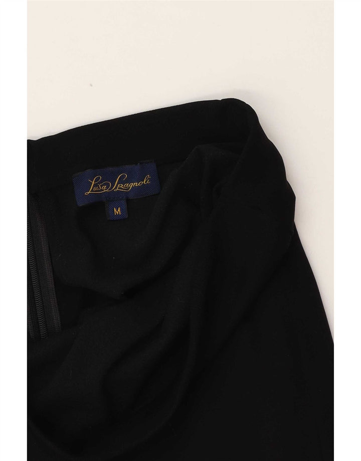 Luisa Spagnoli Jupe à volants pour femme Medium W30 Noir