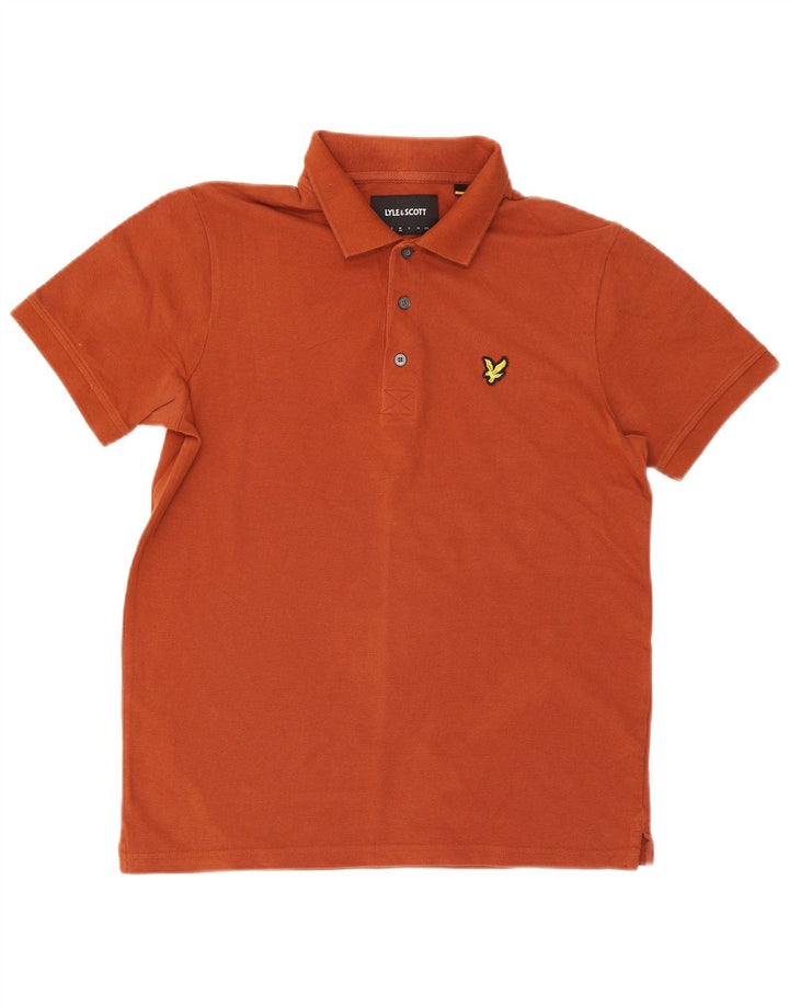 Lyle & Scott Polo Homme Orange Moyen Coton