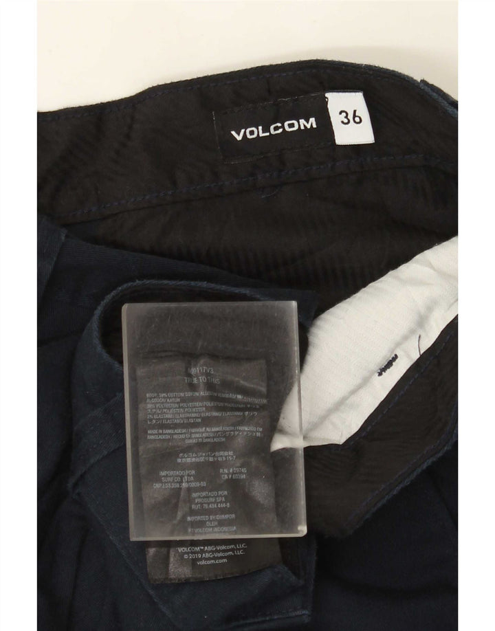 Volcom Short Chino Homme W36 Large Bleu Marine Coton