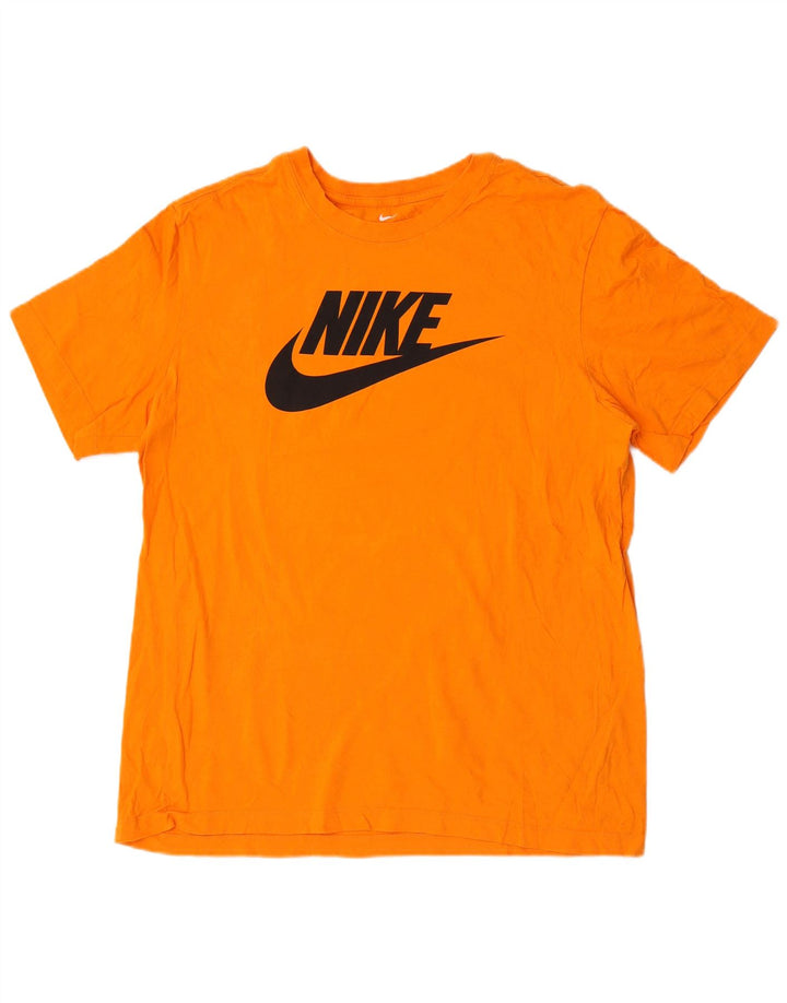 Nike T-shirt graphique pour homme, grand, orange