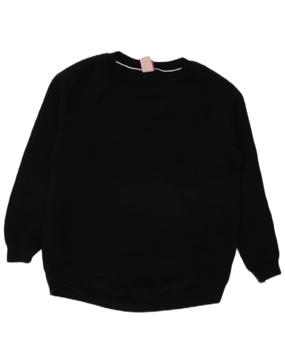 Nike Sweat-shirt pour femme en coton noir Taille L