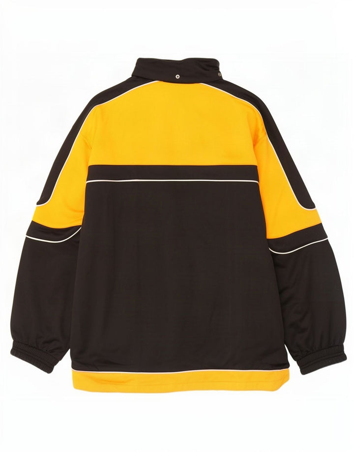 Diadora Veste de survêtement pour homme UK 38 Medium Noir Colourblock Polyester