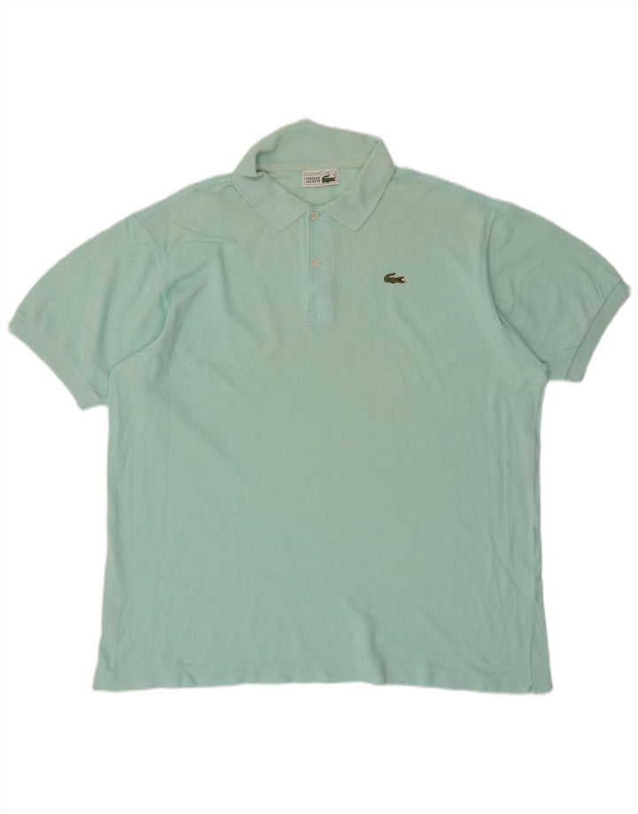 LACOSTE Polo Homme Taille 6 XL Coton Turquoise