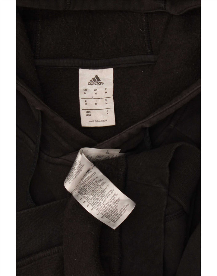Adidas Pull à capuche pour homme en coton noir moyen