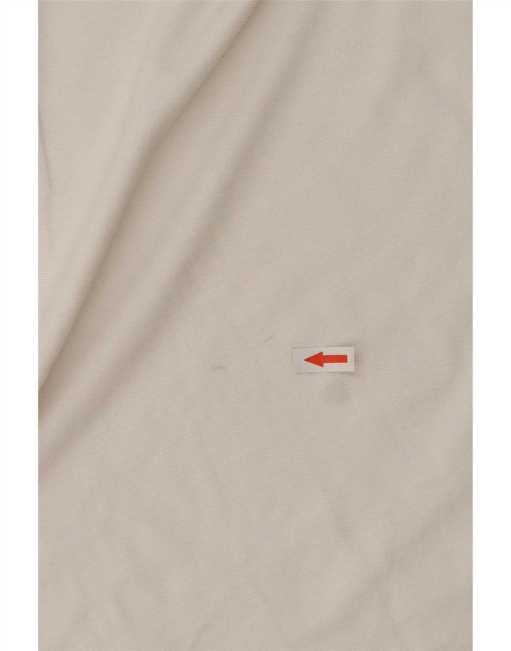 Fila Polo Homme Large Blanc Rayé Coton