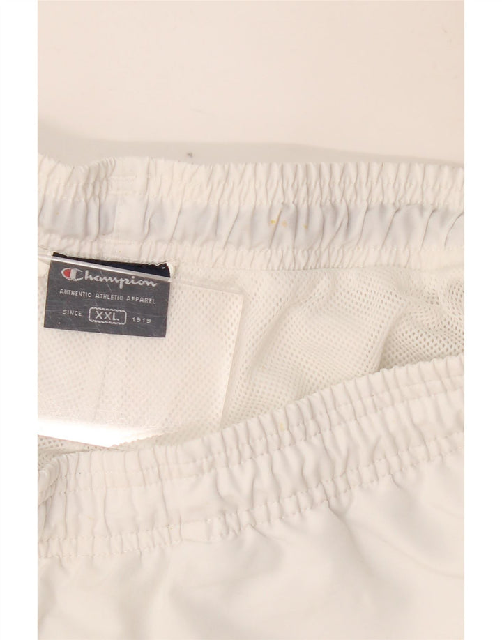 CHAMPION Pantalon de Survêtement Capri Homme 2XL Blanc