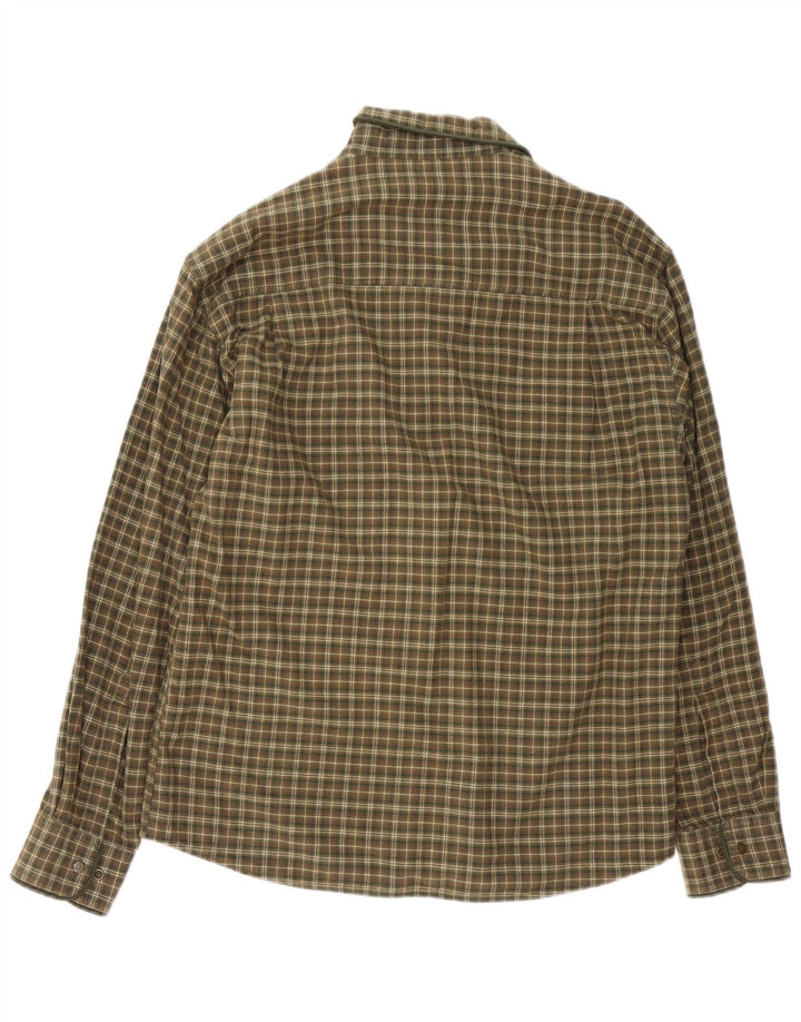 Chevalier Chemise Flanelle Homme Grand Carreau Vert Coton