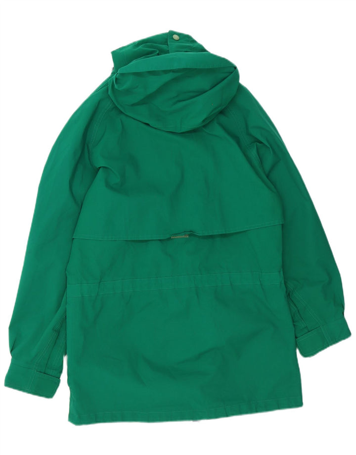 Eddie Bauer Veste de pluie à capuche pour homme UK 36 Petit Vert Polyester
