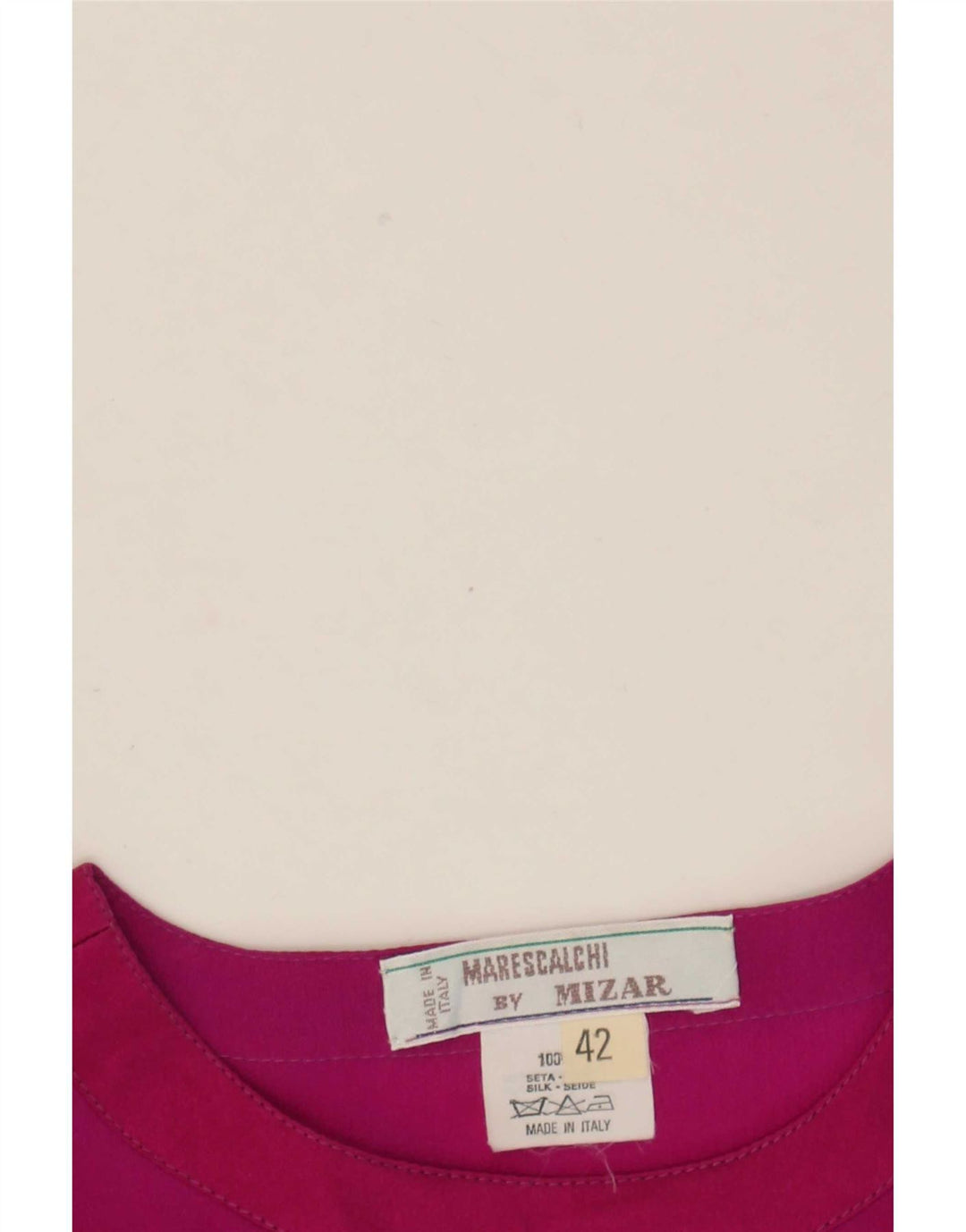 Mizar Chemisier à manches longues pour femme IT 42 en soie rose moyen
