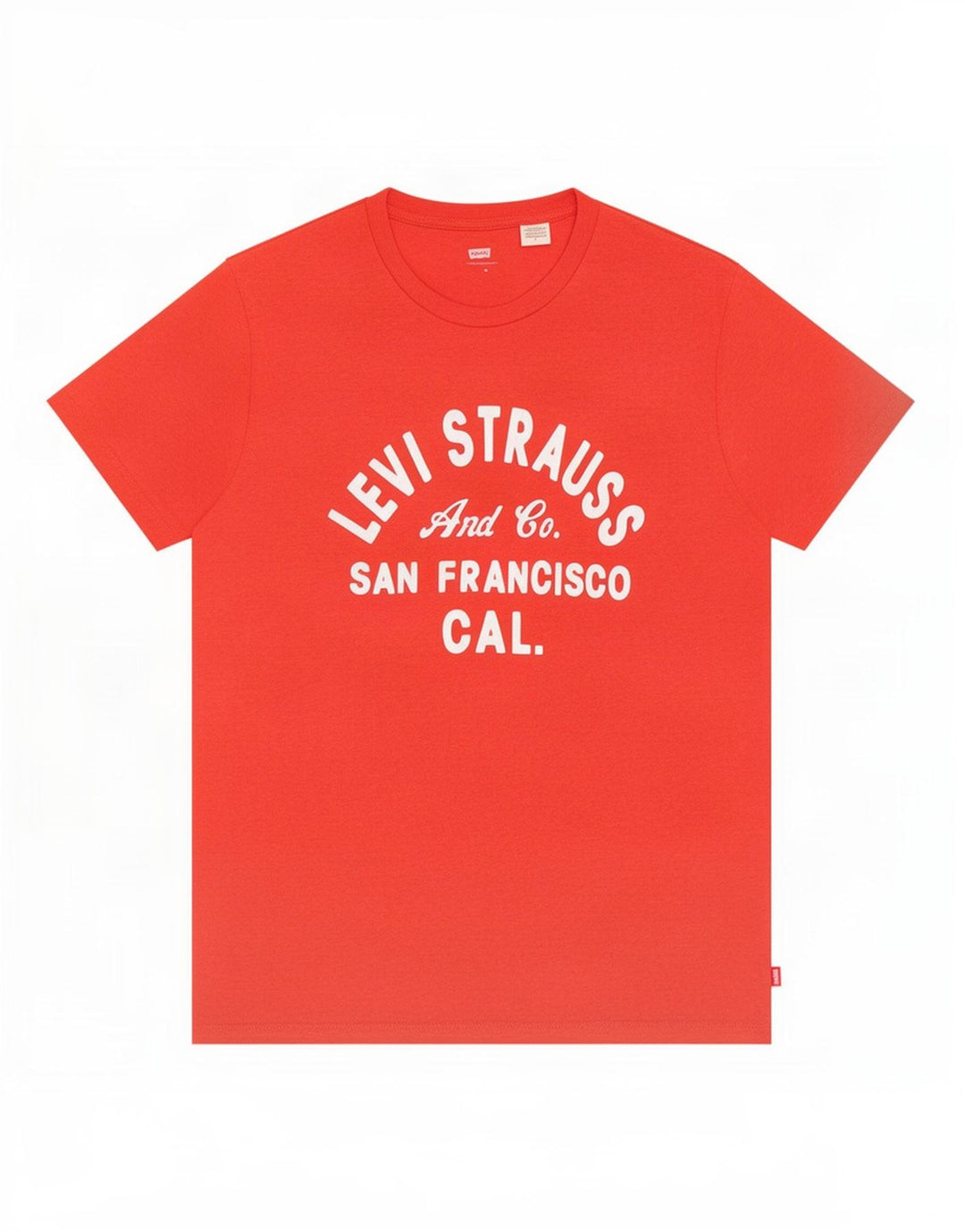 Levi's Tee-Shirt Graphique Homme Rouge Moyen Coton