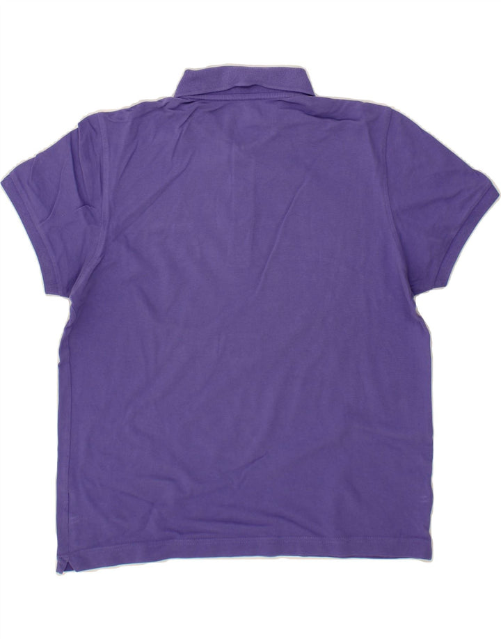 LOTTO Mens Polo Shirt Large Purple Vintage Lotto and Second-Hand Lotto from Messina Hembry 