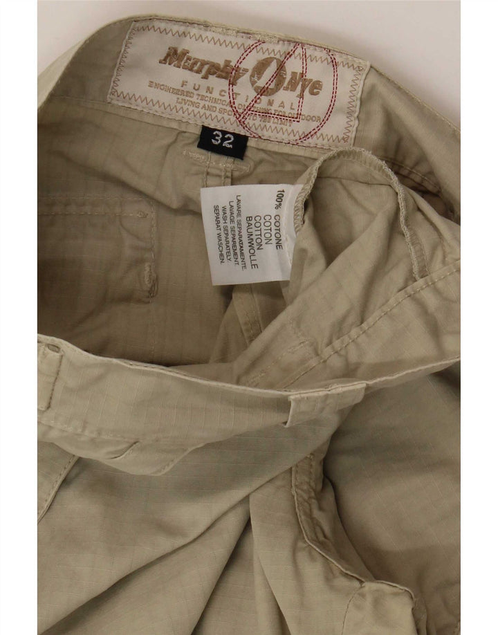 Murphy & Nye Short Cargo Homme W32 Coton Kaki Moyen