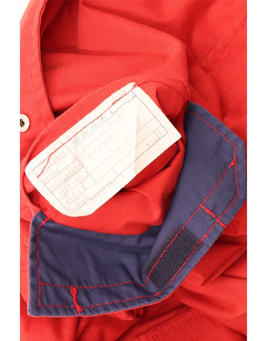 veste utilitaire homme vintage UK 46 3XL Polyester rouge