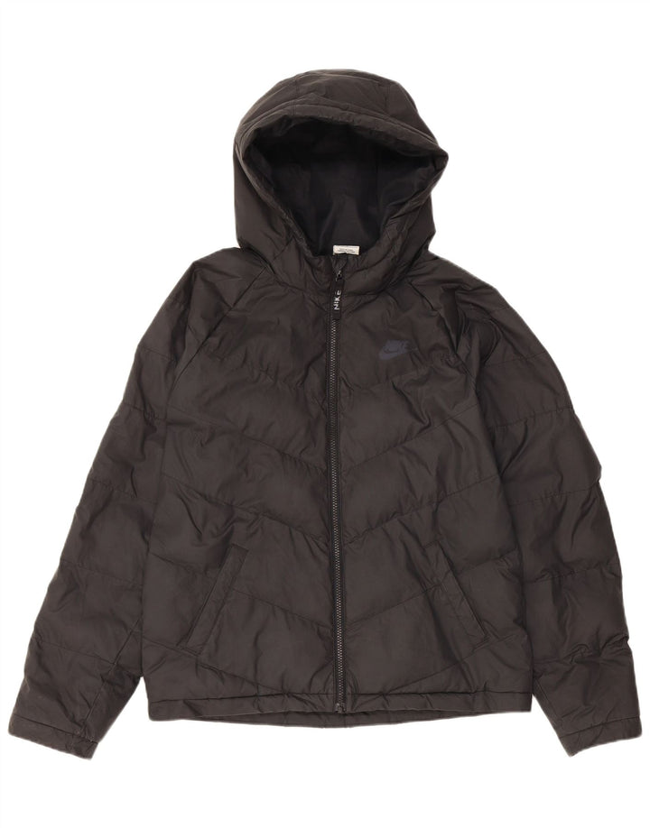 NIKE Veste matelassée à capuche pour garçon 13-14 ans XL Noir Polyester
