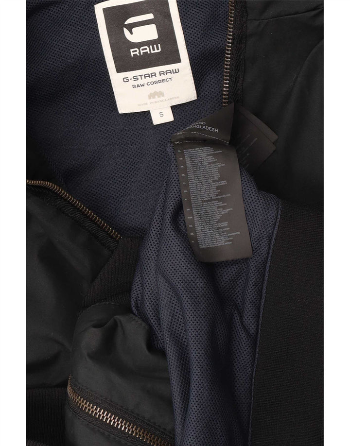 G-Star Veste bomber à capuche pour femme UK 36 Small Noir Polyester