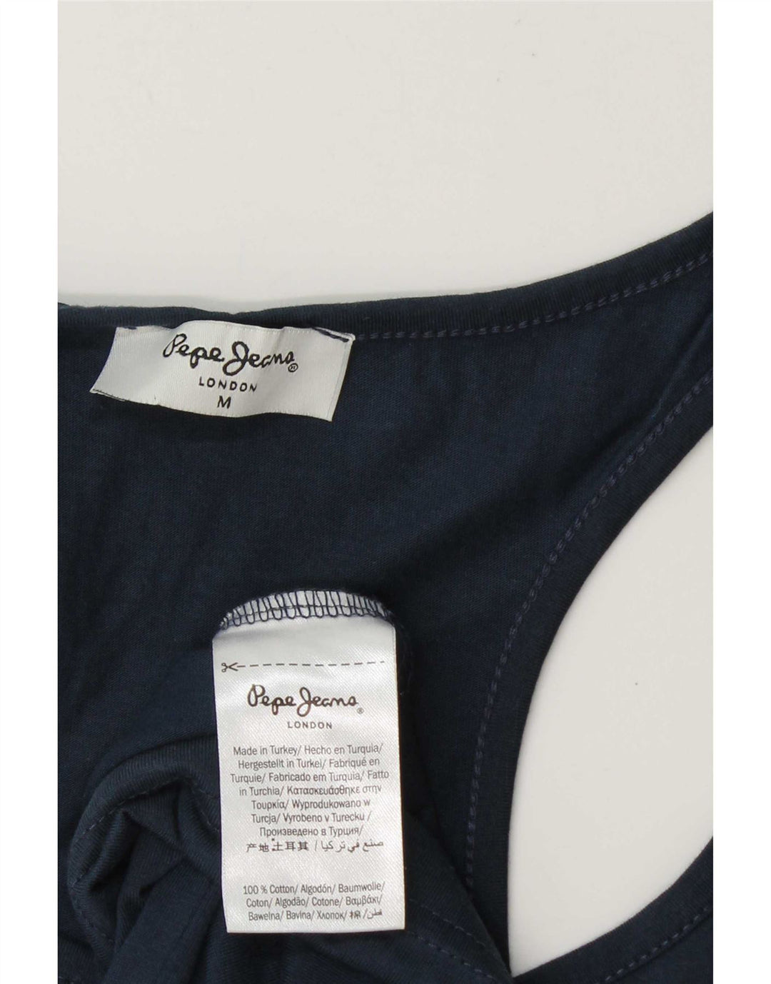 PEPE Jeans Débardeur Graphique Homme Bleu Marine Moyen Coton
