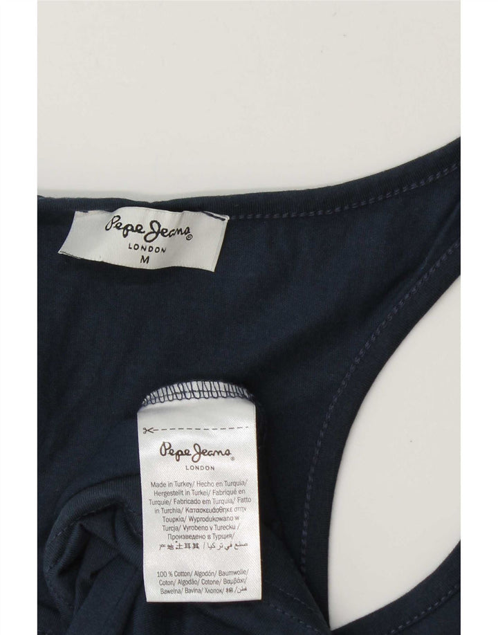 PEPE Jeans Débardeur Graphique Homme Bleu Marine Moyen Coton