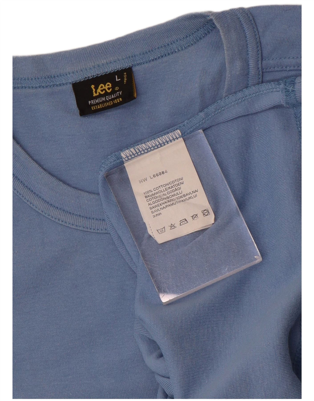Lee T-Shirt Femme Grand Bleu Coton