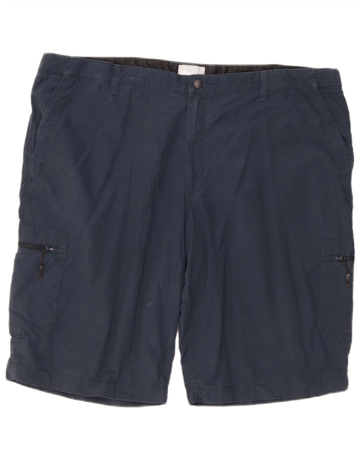 Marks & Spencer Short Cargo Homme W44 2XL Bleu Marine Coton