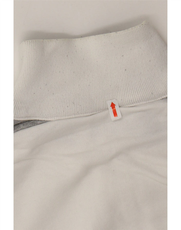 CHAMPION Veste de Survêtement Homme Grand Blanc Colorblock Coton