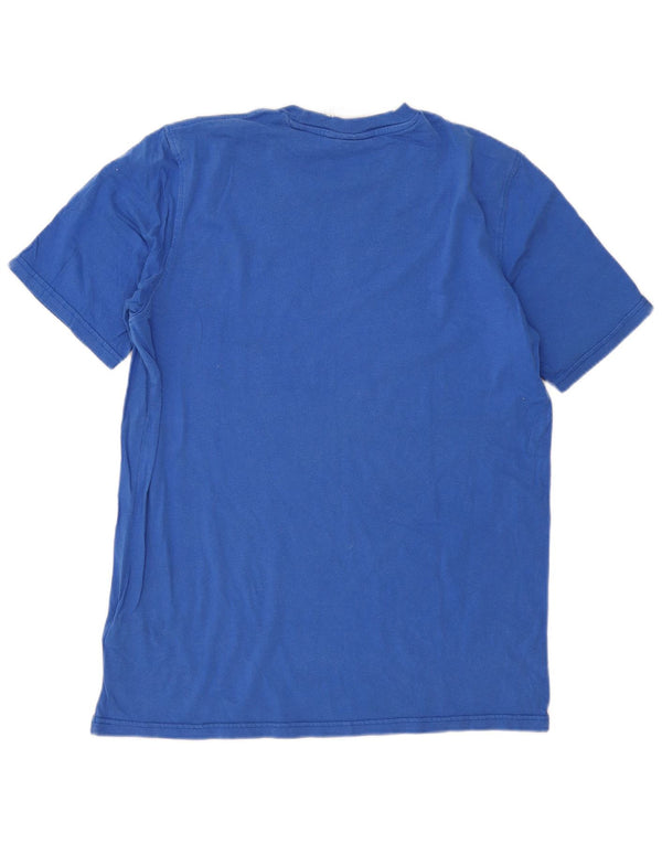 Adidas T-Shirt Graphique Homme Bleu Moyen Coton