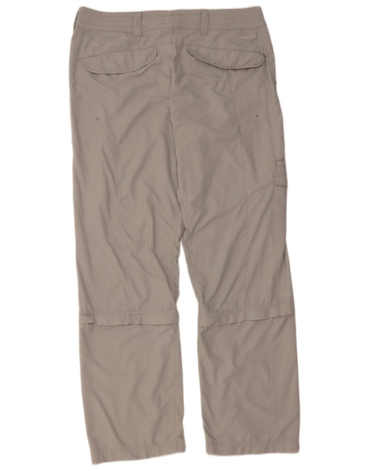 COLUMBIA Pantalon cargo Titanium Regular pour femme US 14 XL W36 L31 Gris