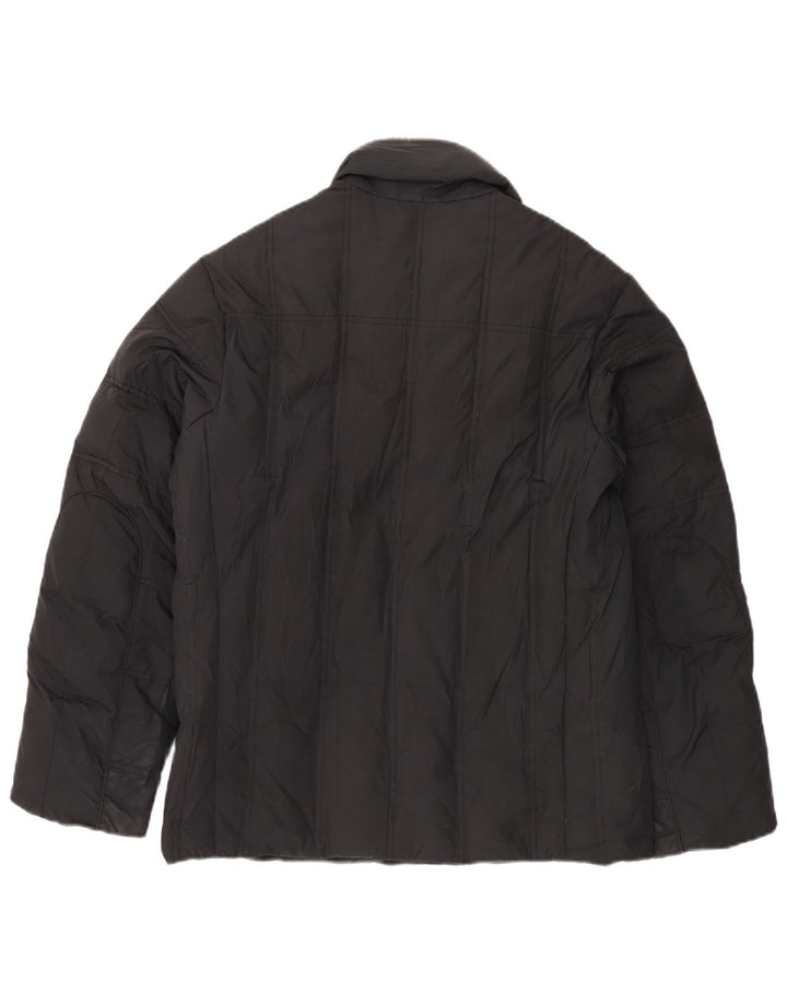 TRUSSARDI JEANS Veste Rembourrée Homme IT 46 Small Noir