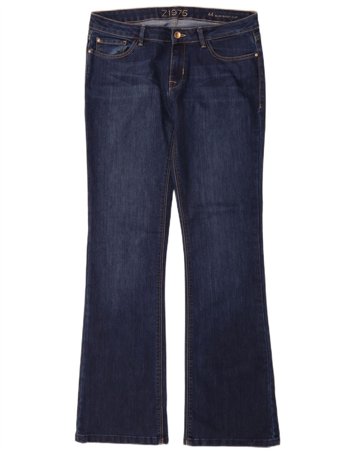 Zara Jean slim bootcut pour femme EU 44 XL W34 L34 Bleu marine