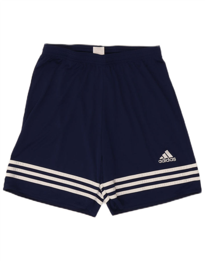 Adidas Short de sport Climalite Homme Bleu Marine Moyen Polyester