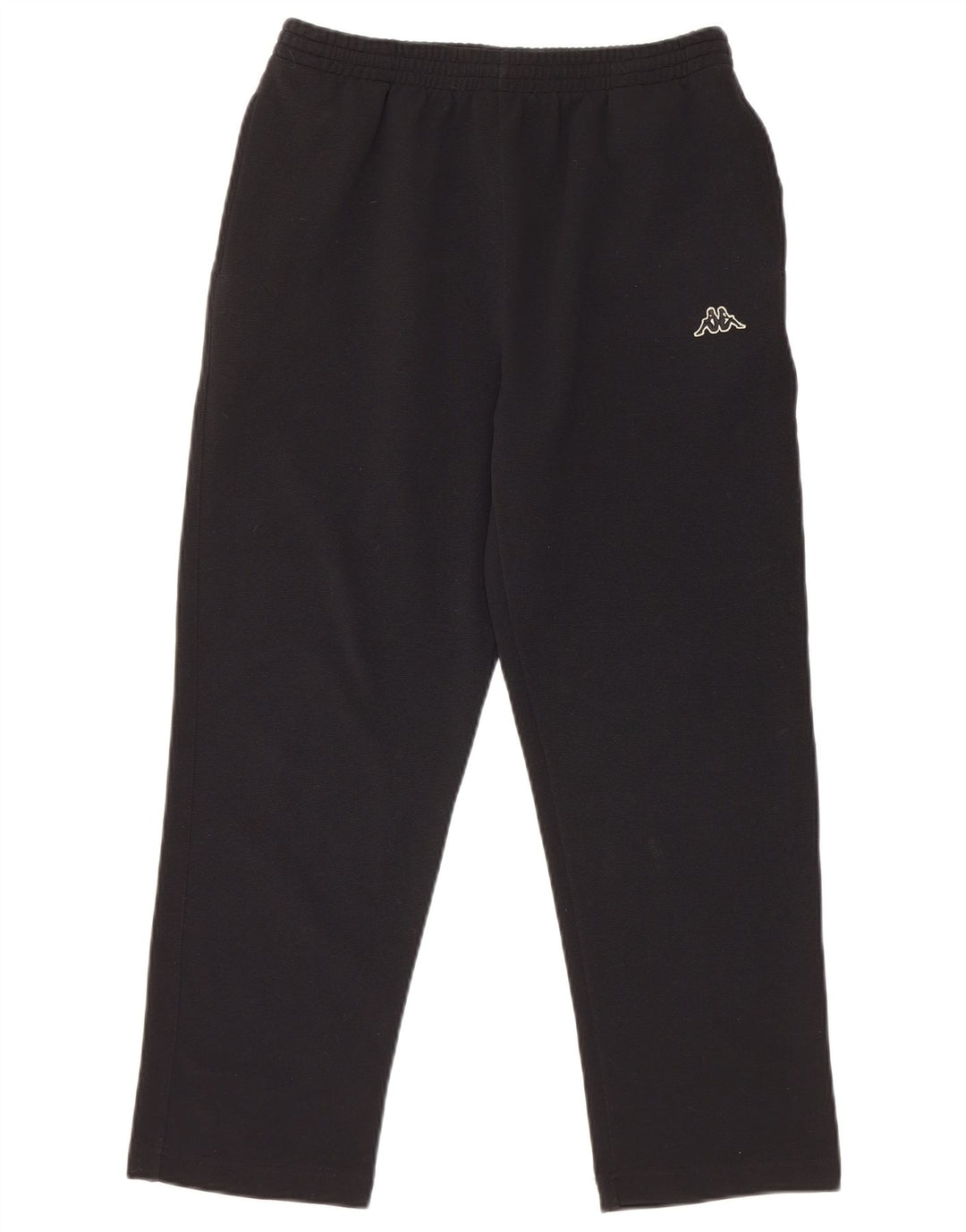 Kappa Pantalon de Survêtement Fille 12-13 Ans Large Noir Polyester