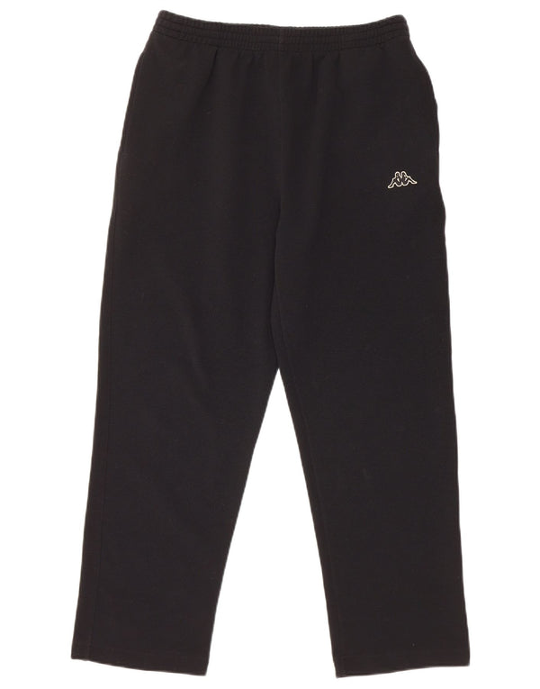 Kappa Pantalon de Survêtement Fille 12-13 Ans Large Noir Polyester