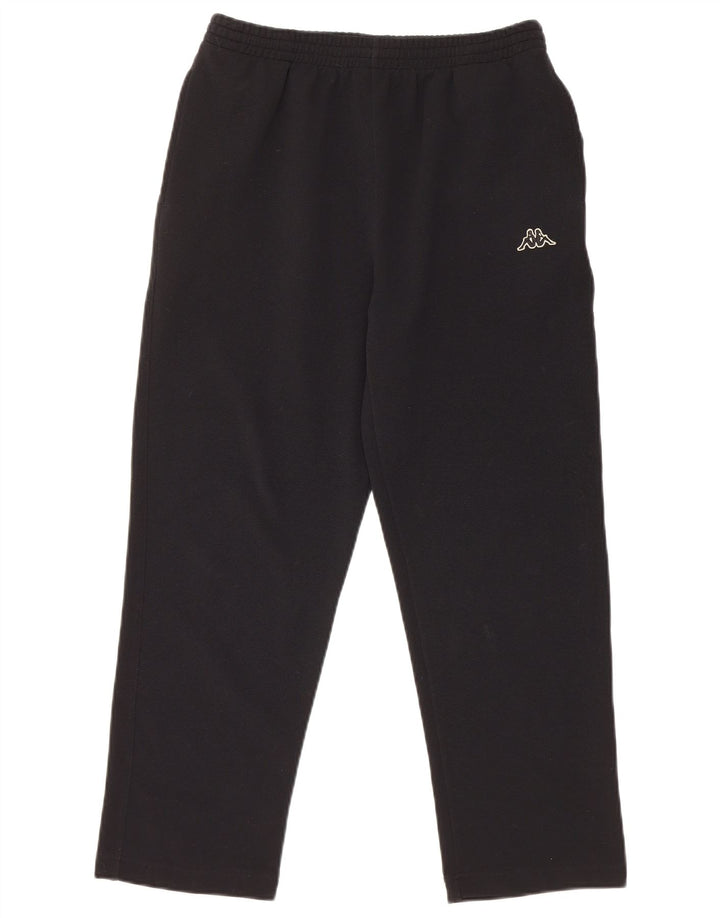 Kappa Pantalon de Survêtement Fille 12-13 Ans Large Noir Polyester