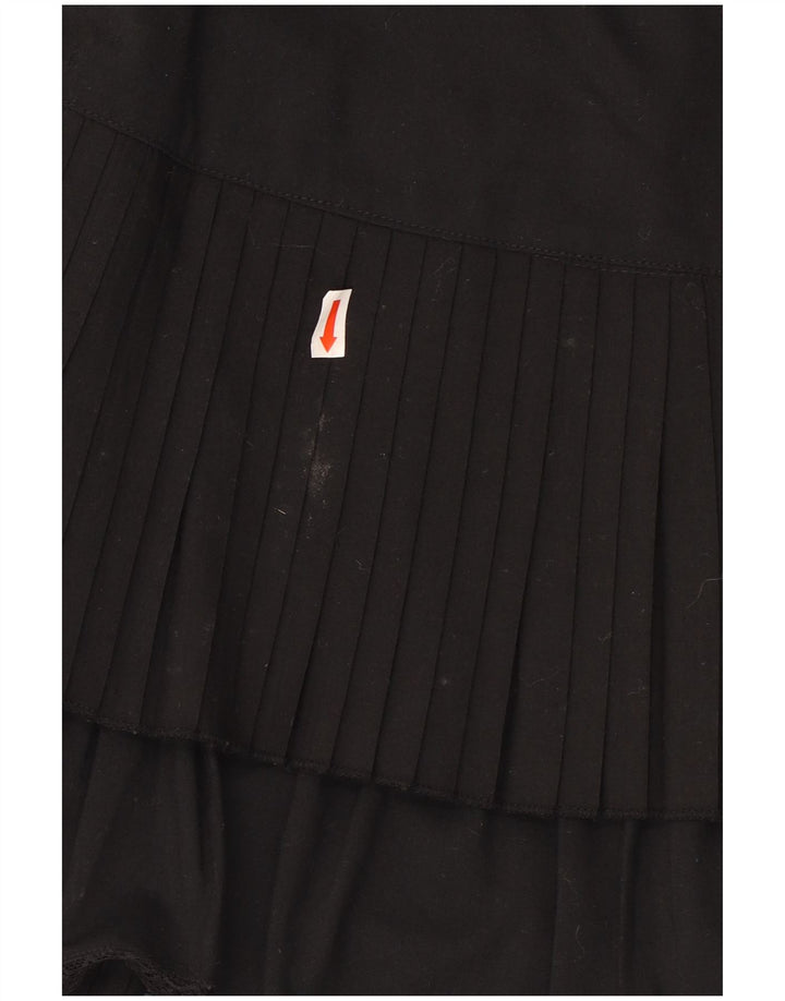 MORGAN Womens Sleeveless A-Line Dress EU 38 Medium Black Polyester