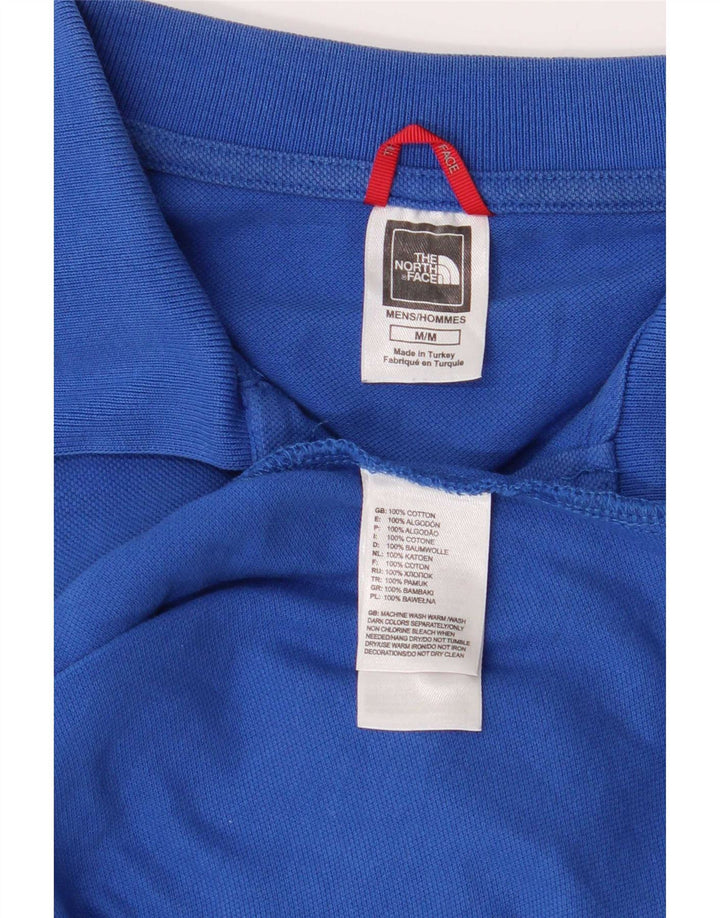 The North Face Polo Homme Bleu Moyen Coton