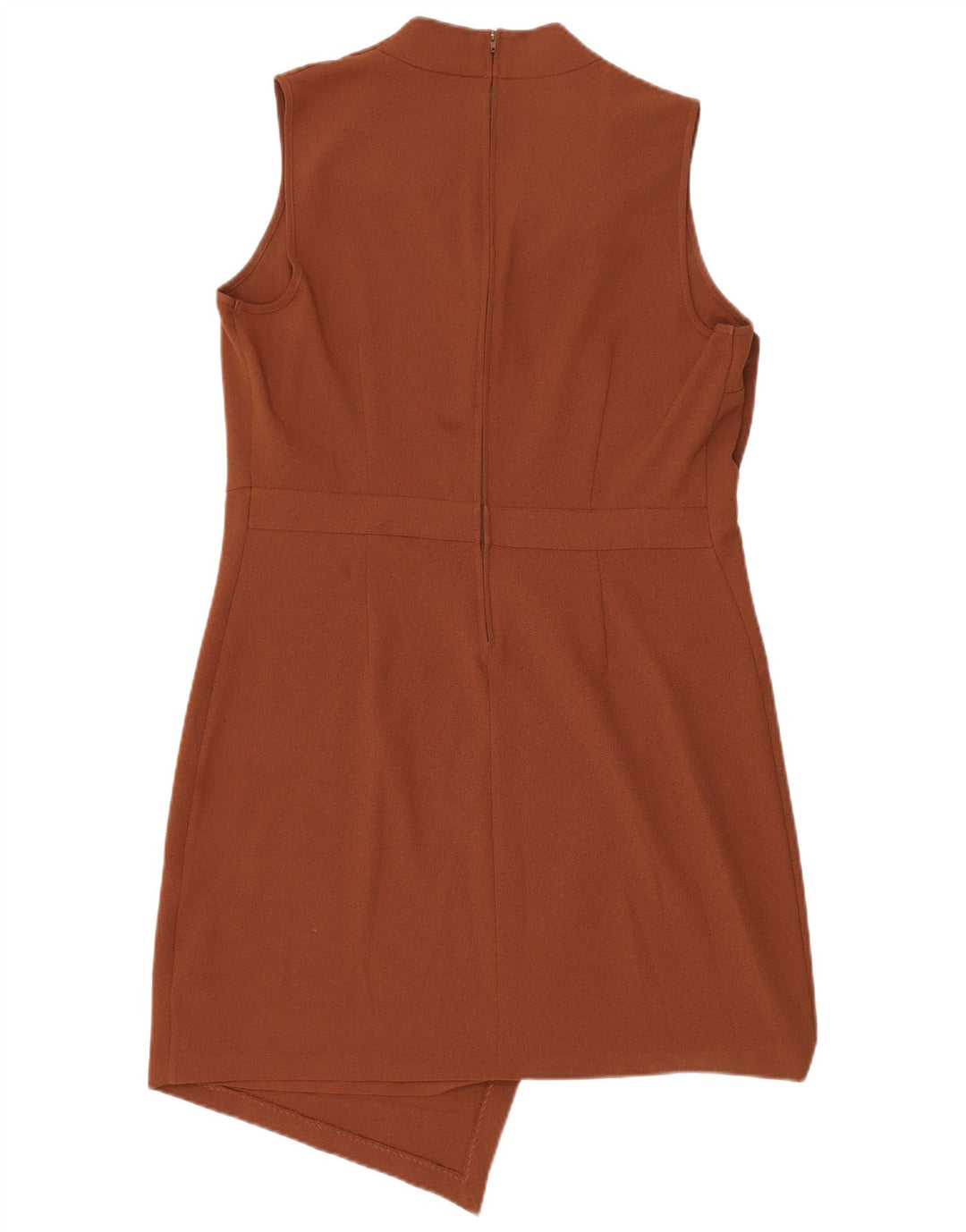 Next Robe fourreau sans manches pour femme UK 46 Large Marron Polyester