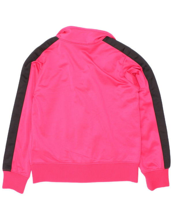 Nike Veste de survêtement pour fille 3-4 ans XS Rose Colorblock Polyester