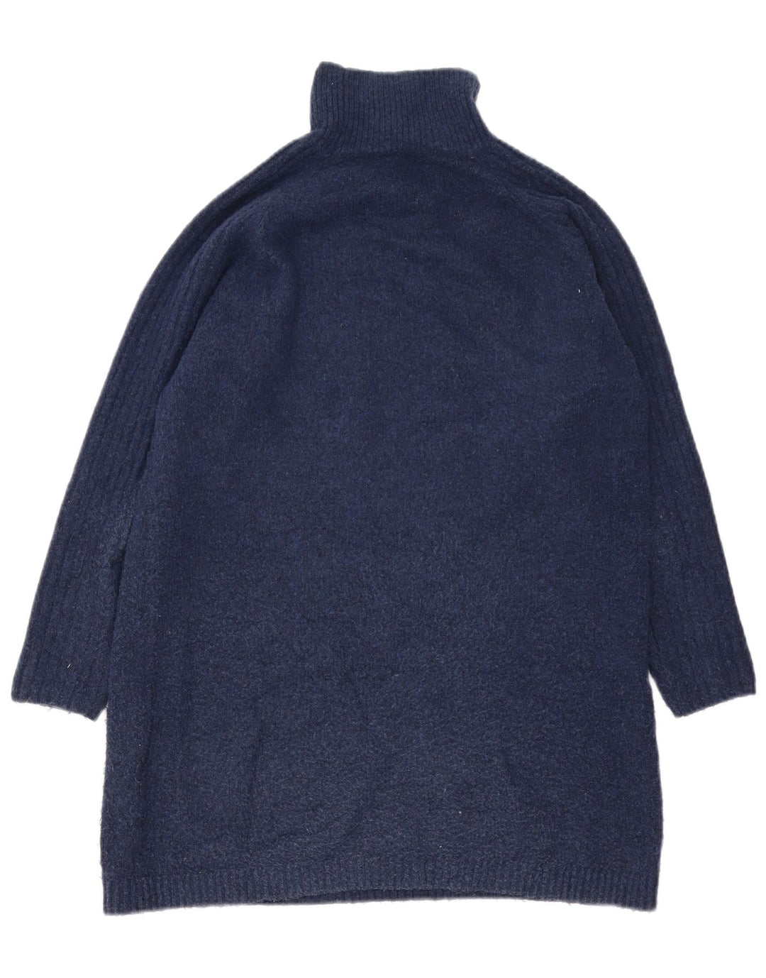 Marks & Spencer Pull long à col roulé pour femme UK 10 Small Navy B