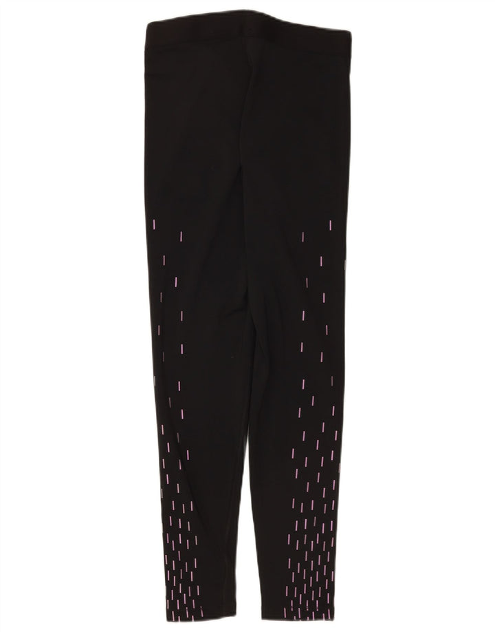 Nike Legging graphique Dri Fit pour femme UK 12 Noir moyen géométrique