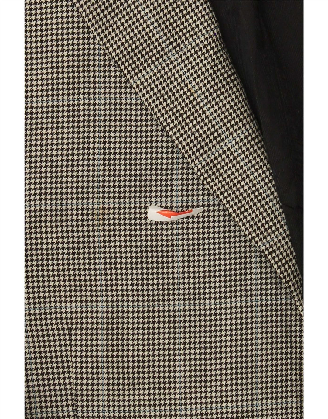 Marks & Spencer Veste blazer à 2 boutons pour homme UK 42 Large pied-de-poule noir