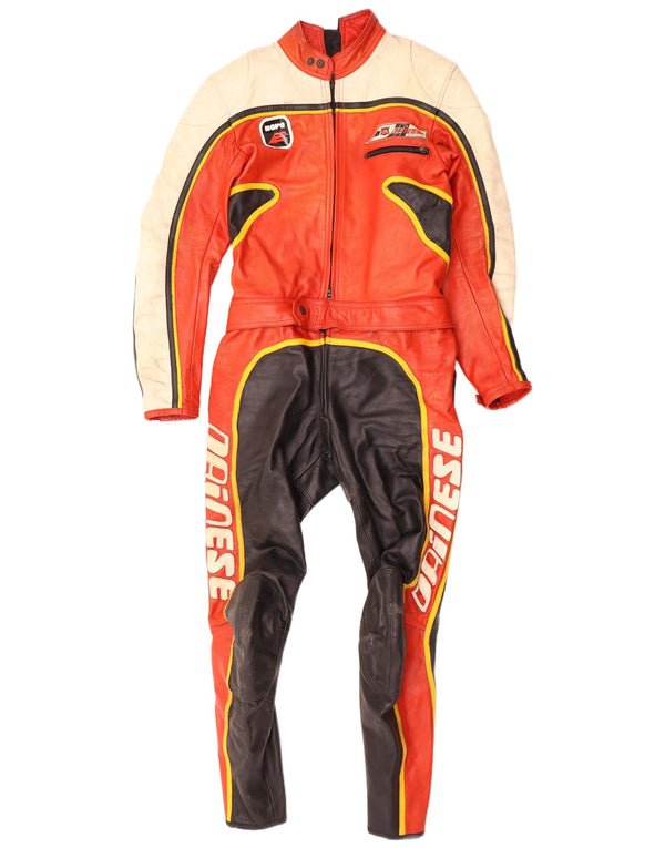 Dainese Ensemble moto graphique 2 pièces pour homme IT 50 Medium W32 L29 Rouge