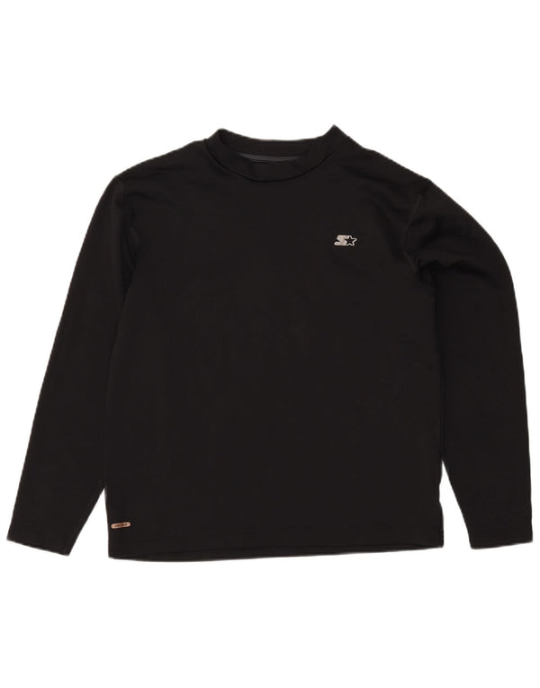 Starter Homme Top Manches Longues UK 42/44 Large Noir Polyester
