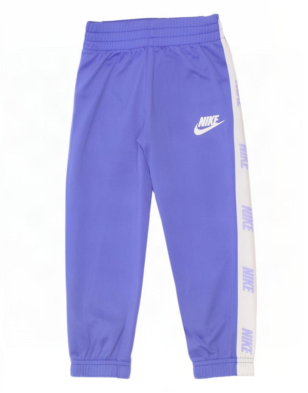 Nike Pantalon de survêtement graphique pour fille 2-3 ans Violet colour block