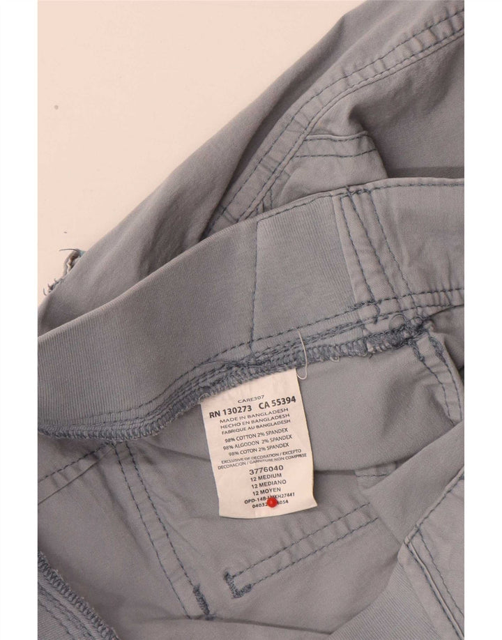 Lee Short cargo pour femme US 12 Large W32 Bleu Coton