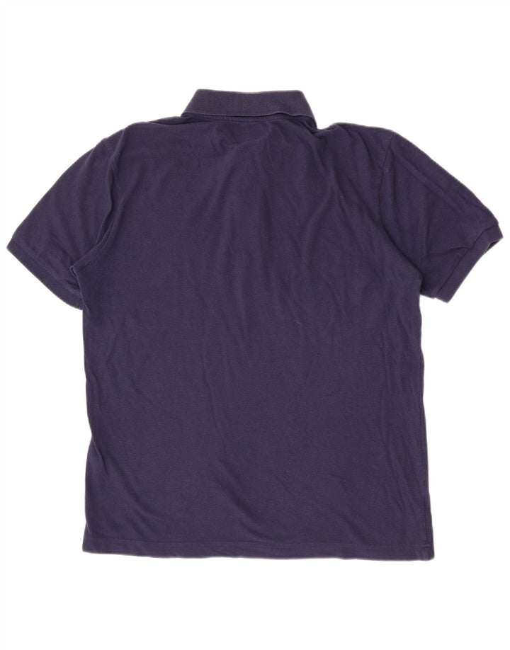Kappa Polo Homme Large Bleu Marine Coton