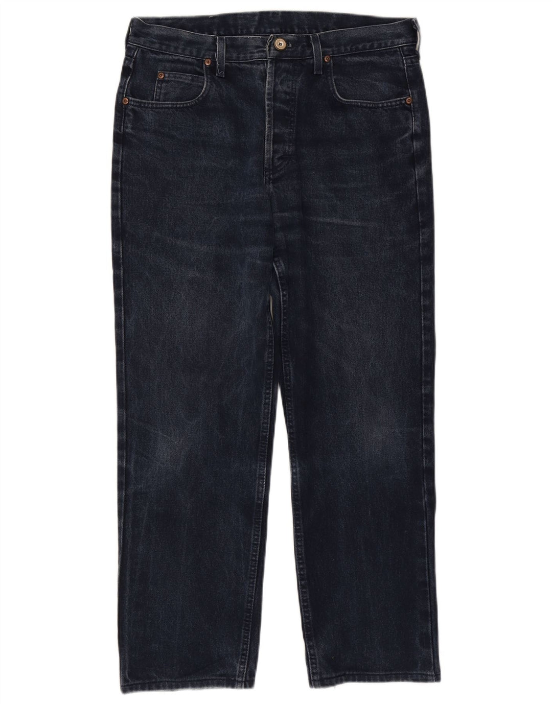 Lee Jean droit Chicago homme W34 L28 bleu marine coton