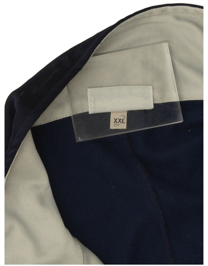 Asics Veste de survêtement pour homme 2XL Gris Colorblock Polyester