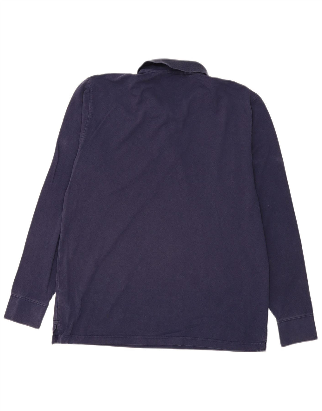 GANT Homme Regular Manches Longues Polo XL Bleu Marine Coton