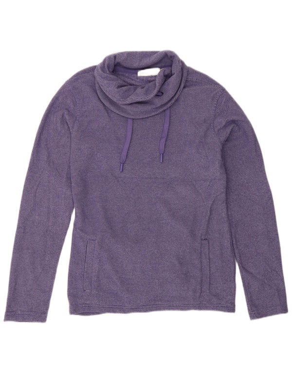 Mountain Warehouse Pull polaire pour femme UK 10 Petites rayures violettes