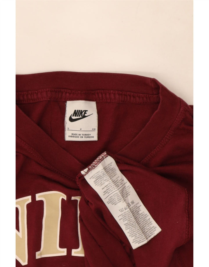 Nike T-shirt graphique pour homme en coton marron petit