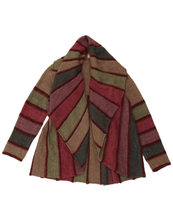 MARLBORO CLASSICS Pull Cardigan Femme UK 10 Petit Multicolore